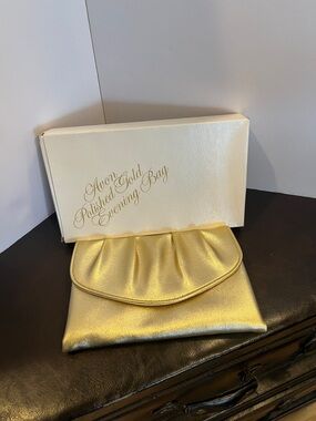 Vintage Avon Polished Gold Evening  Bag